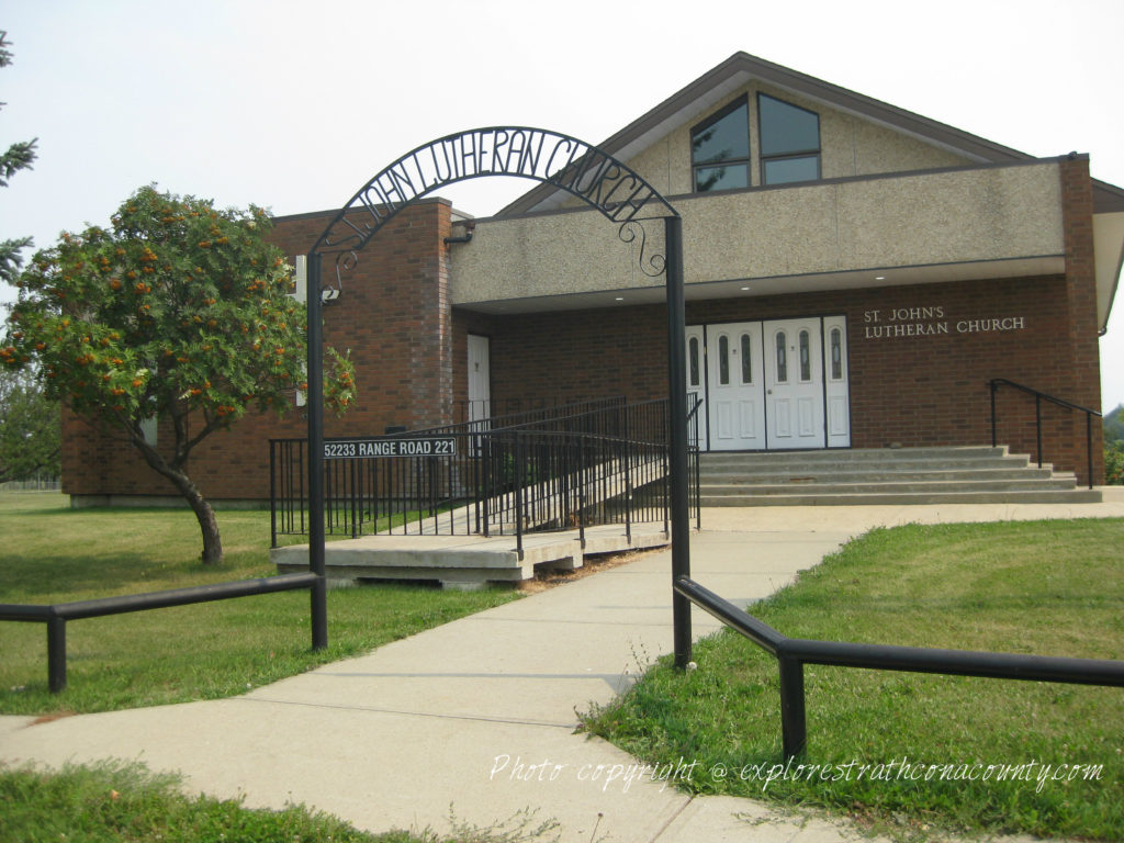 St Johns Lutheran Church Ardrossan Alberta