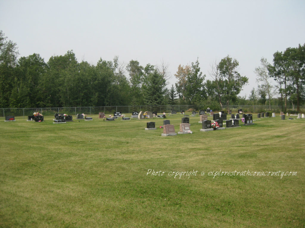 St Johns Lutheran Church Cemetery Ardrossan Alberta