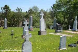 cemetery headstones