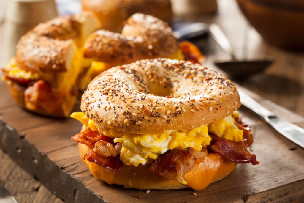 Brunch bagel